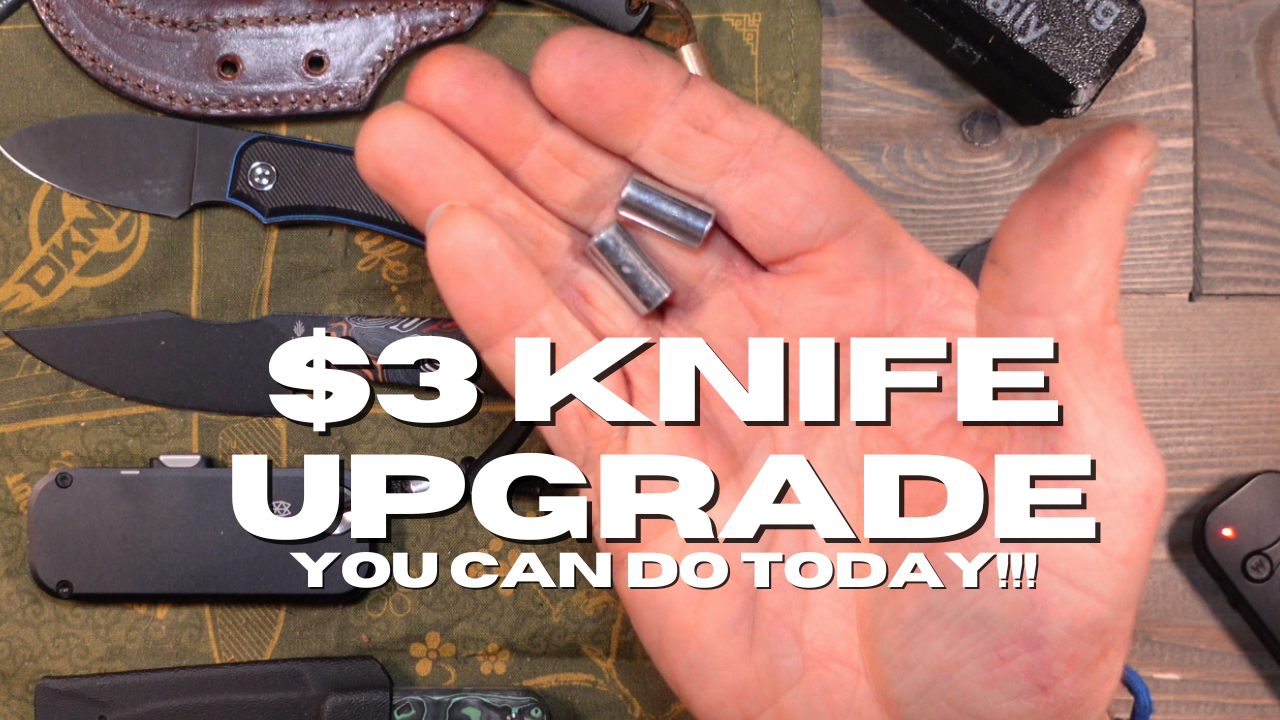 A Simple Hardware Store Hack for Small Fixed Blade Knives