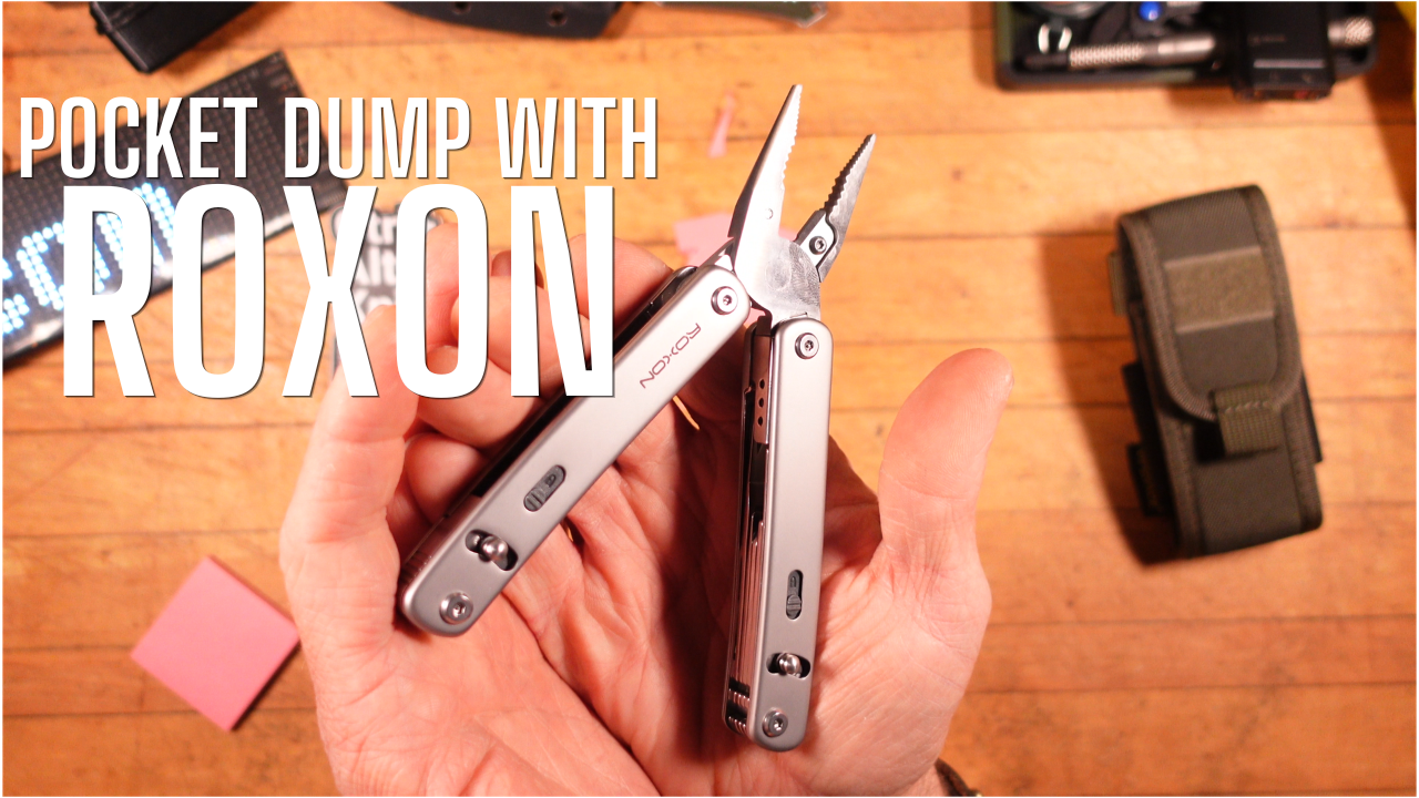 My Current EDC Pocket Dump and First Look at the ROXON Flex Modular Multitool