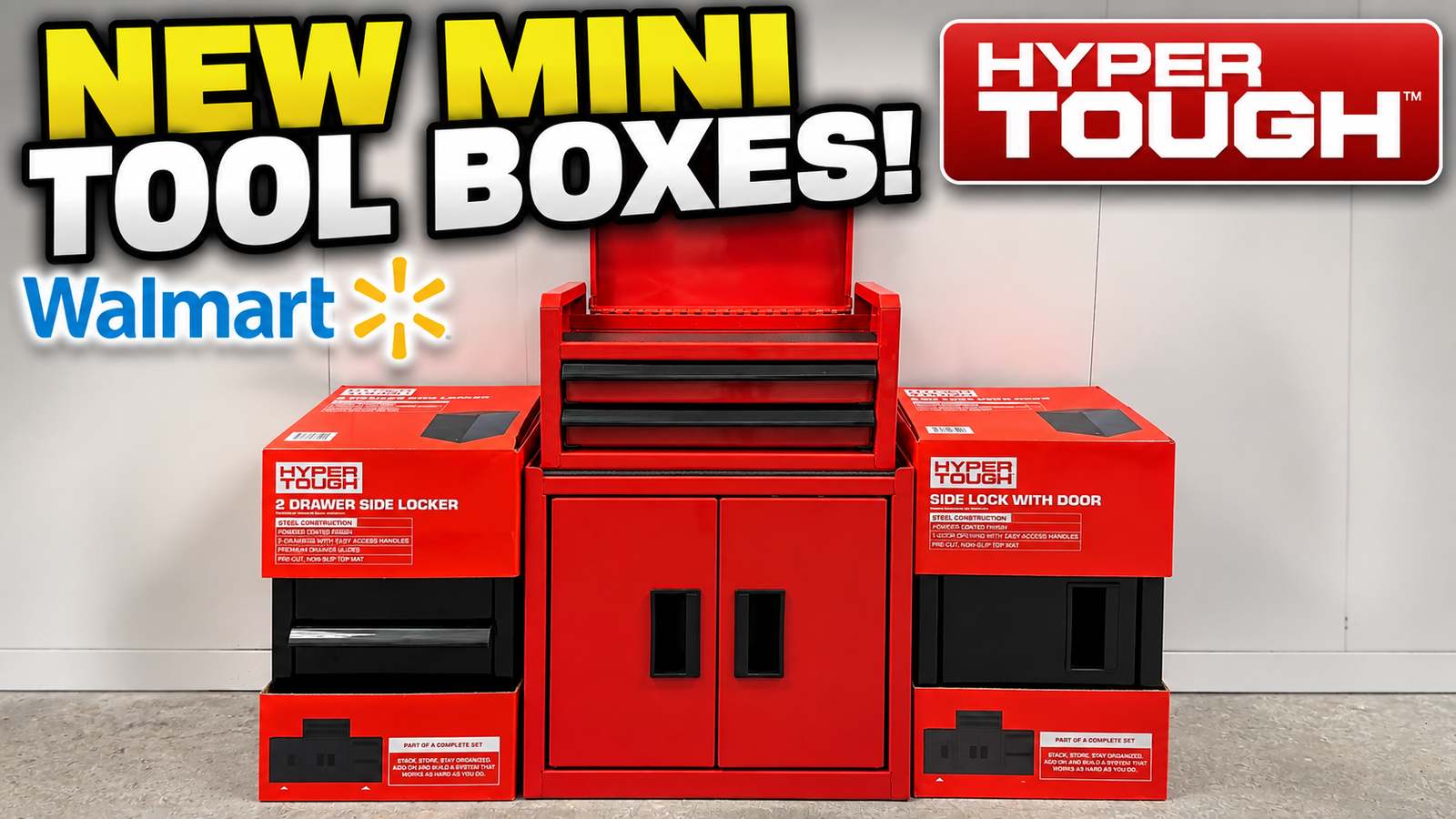 Walmart Added New Hyper Tough Mini Tool Boxes!