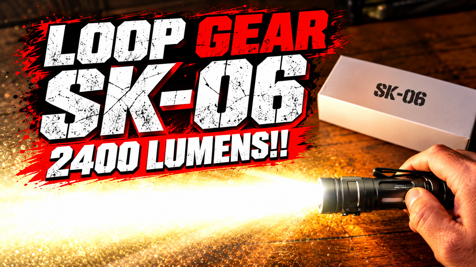 LOOP GEAR SK06 Review: Compact Flashlight, Big Features