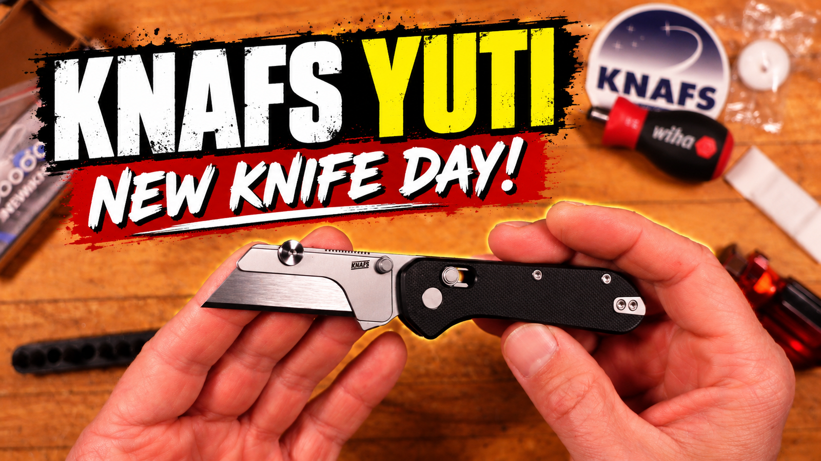 Knafs YUTI First Look: New Knife Day Meets Utility Knife