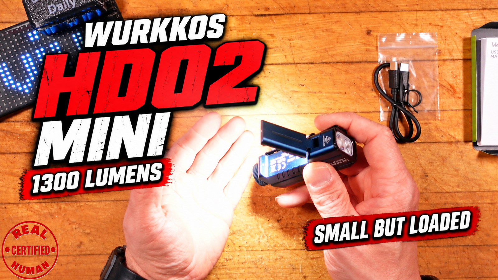 Wurkkos HD02 Mini Review: Small Flashlight, Big Features