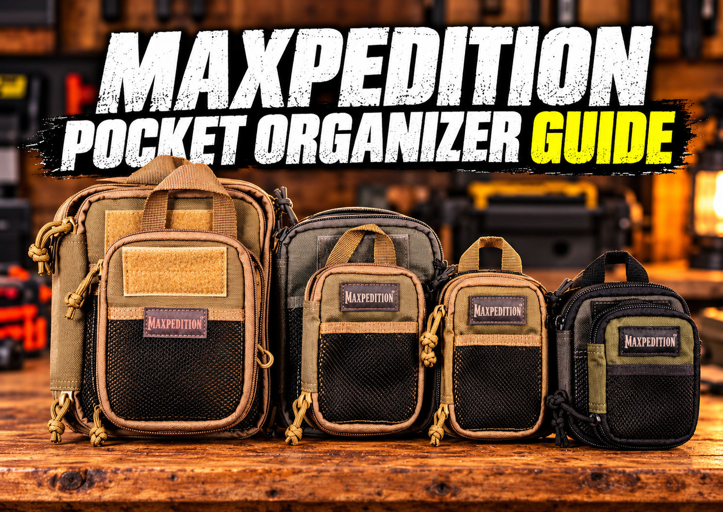 Maxpedition Pocket Organizers Compared | Pico, Micro, Mini, Fatty, Beefy & Double Decker Mini