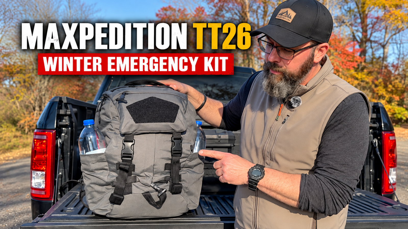 Winter Vehicle Emergency Kit: My Maxpedition TT26 Truck Survival Loadout